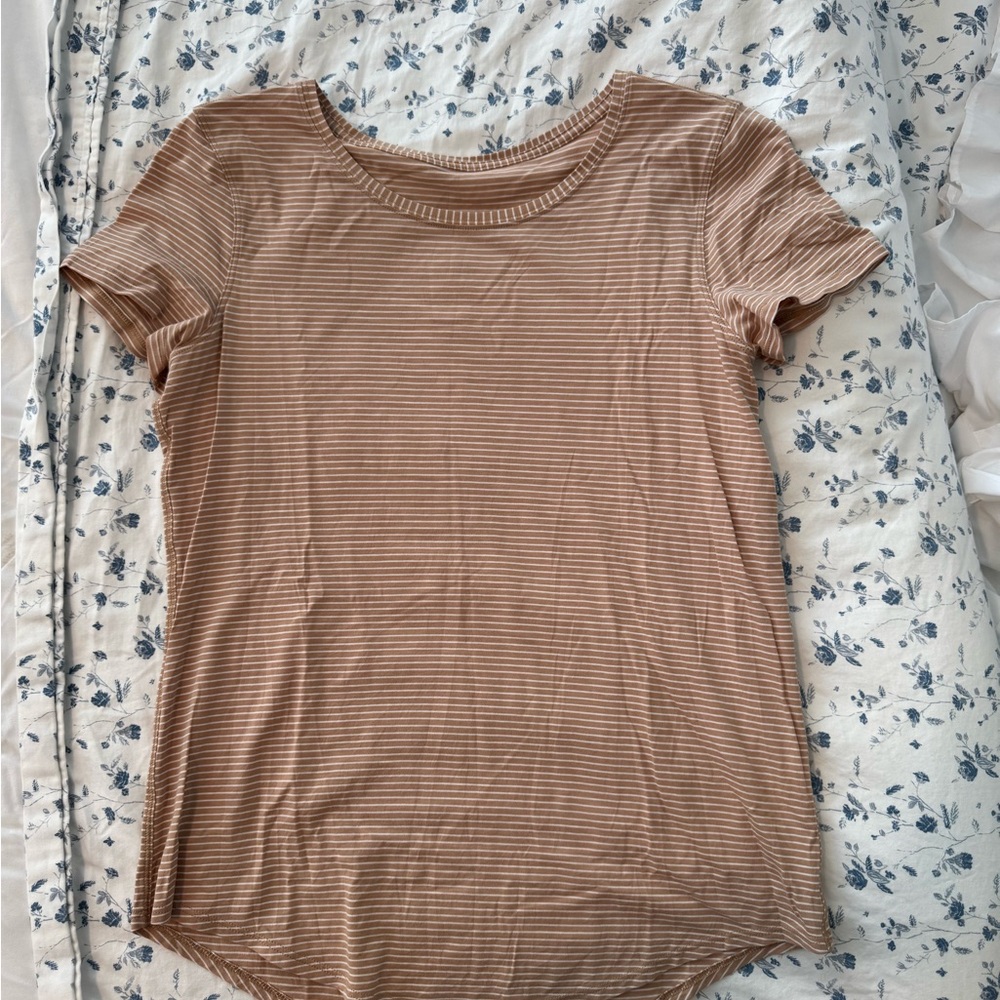 Striped Tan lululemon Women's Top
